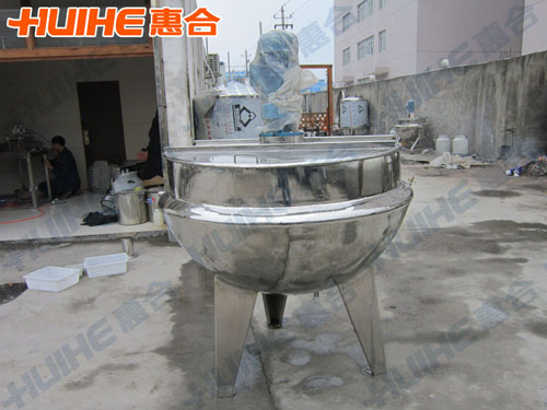 不銹鋼蒸汽加熱立式帶攪拌夾層鍋