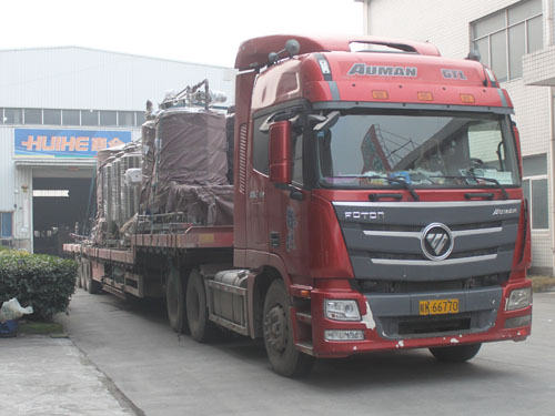 茶飲料生產線發(fā)貨